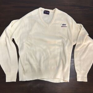 Vintage Pine State HBO/Cinemax Cream Pullover Sweater Men’s XL Top Long Sleeve
